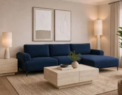 VICTOR contemporary right-facing sectional sofa