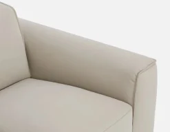 VIGO 100% leather apartment sofa