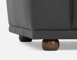 VIGO 100% leather apartment sofa