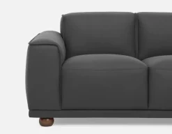 VIGO 100% leather apartment sofa