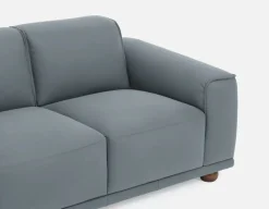 VIGO 100% leather apartment sofa