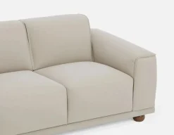 VIGO 100% leather apartment sofa
