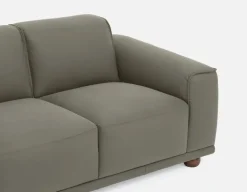 VIGO 100% leather apartment sofa