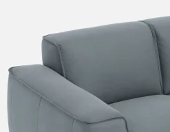 VIGO 100% leather apartment sofa