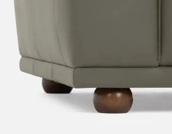 VIGO 100% leather apartment sofa