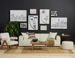 VILLE I framed wall art 103x73cm "Ville I"