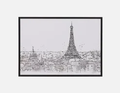 VILLE II framed wall art 103x73cm "Ville II"