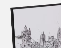 VILLE III framed wall art 103x73cm "Ville III"