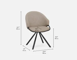 YANO modern contemporary dining chair