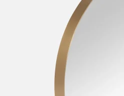ZANDER round stainless steel mirror 60 cm x 60 cm