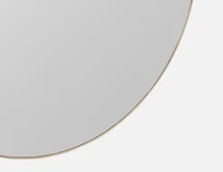 ZANDER round stainless steel mirror 60 cm x 60 cm