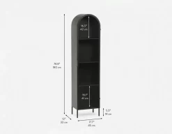 ZELDA industrial vintage iron cabinet